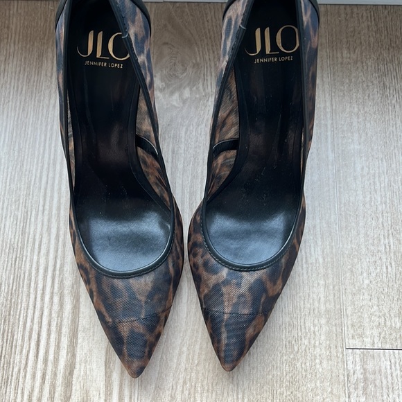 JLO Jennifer Lopez Leopard Mesh stilettos 🔥🔥 Size 9.5 - Picture 4 of 8